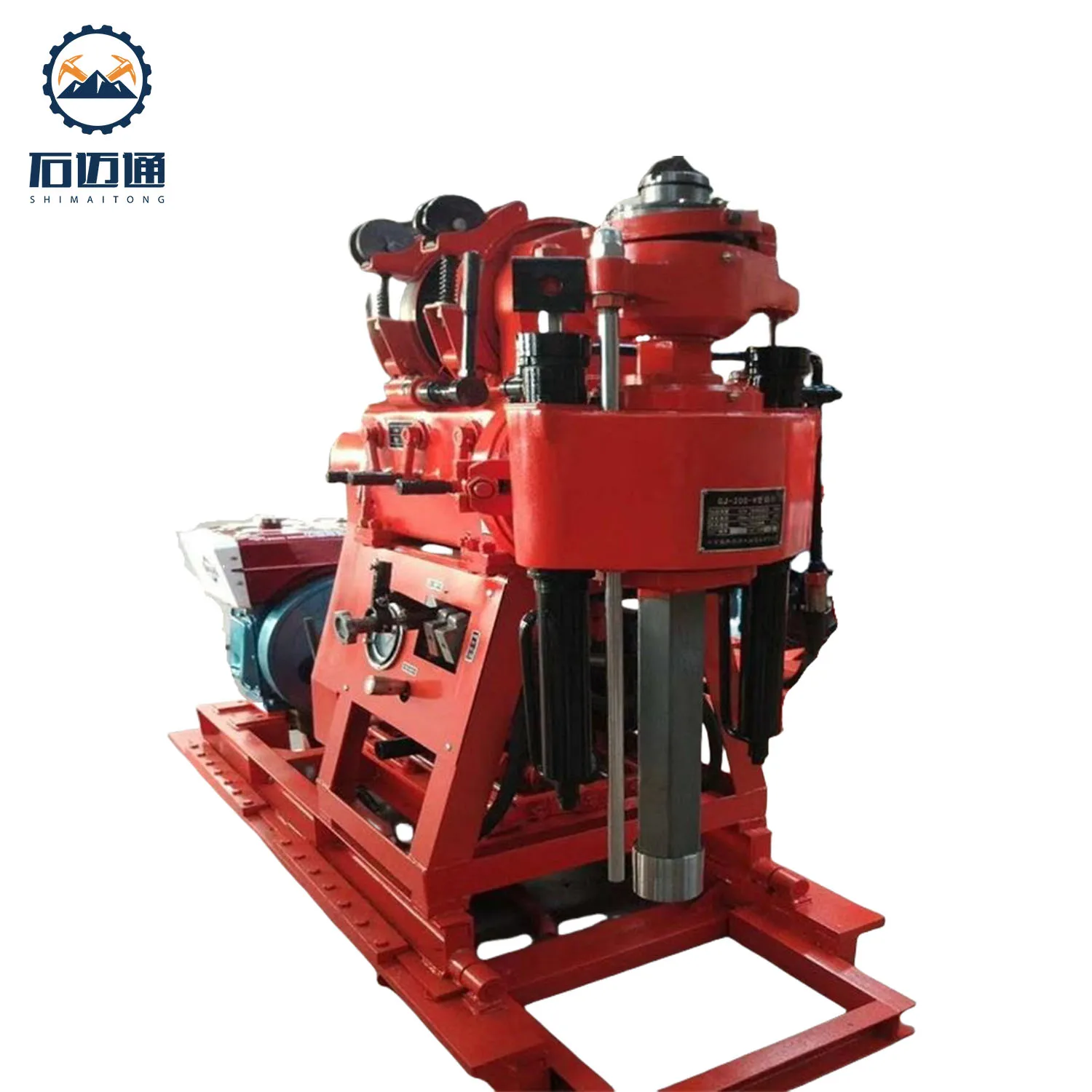 200m DTH Hydraulic Water Well drilling rig machine For core mining