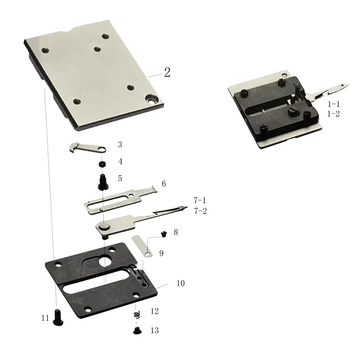 Sewing Machine Spare Parts STRONG H needle plate assembly  S48236-401 for BROTHER 8560  sewing machine