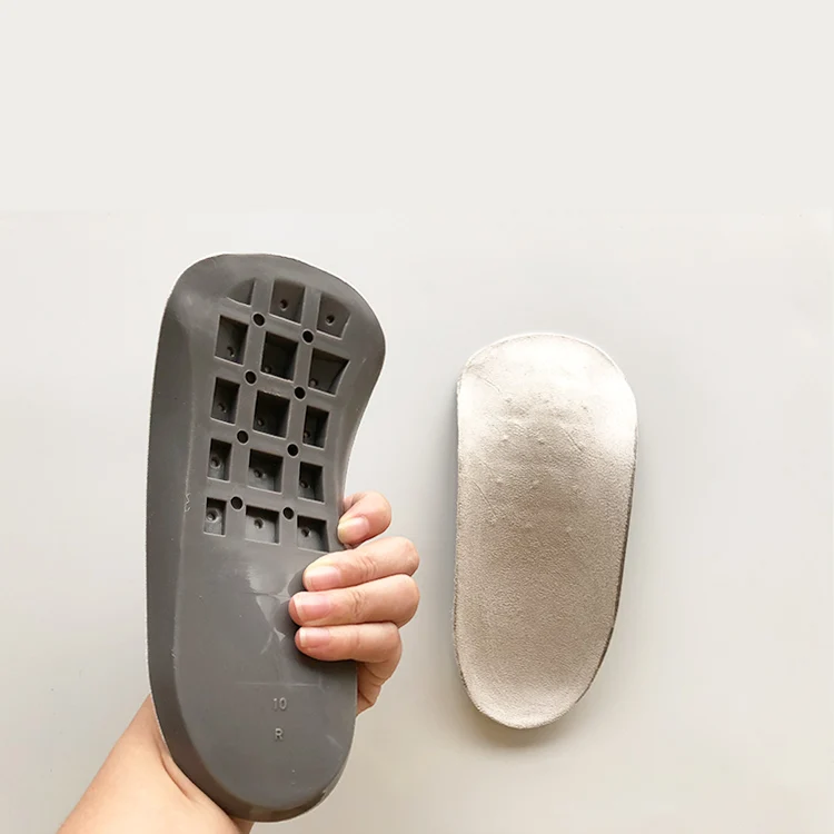  Plastic 3/4 arch support orthotic insoles detox foot pad cushion insole massaging
