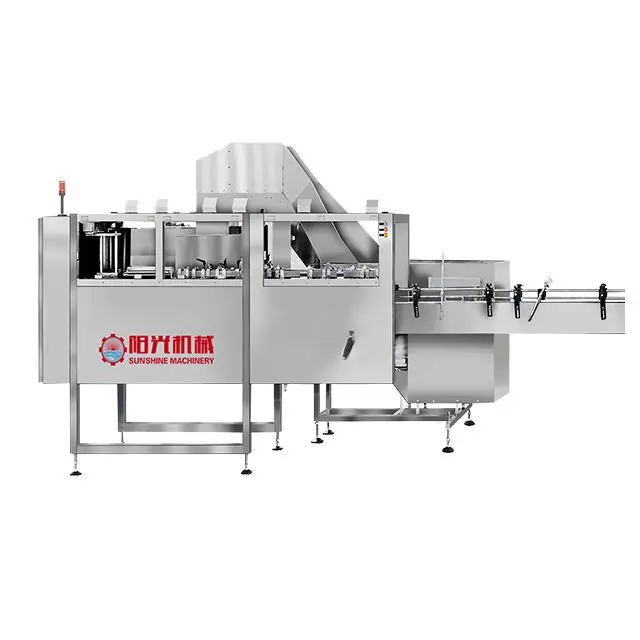 High Speed Automatic PET Plastic Glass Mental Medicine Bottle Horizontal Uncramble Machine