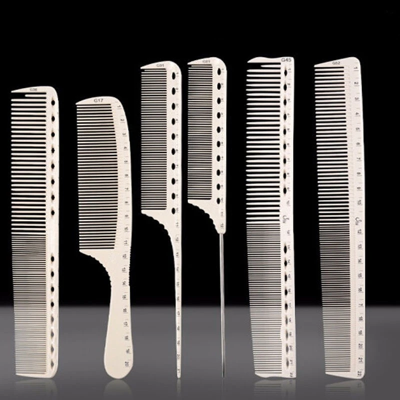 Professional Hairdressing Comb Hair Brushes Salon Hair Styling Tools Barber Comb 1PC High Quality Laser Scale Hair Cutting Comb