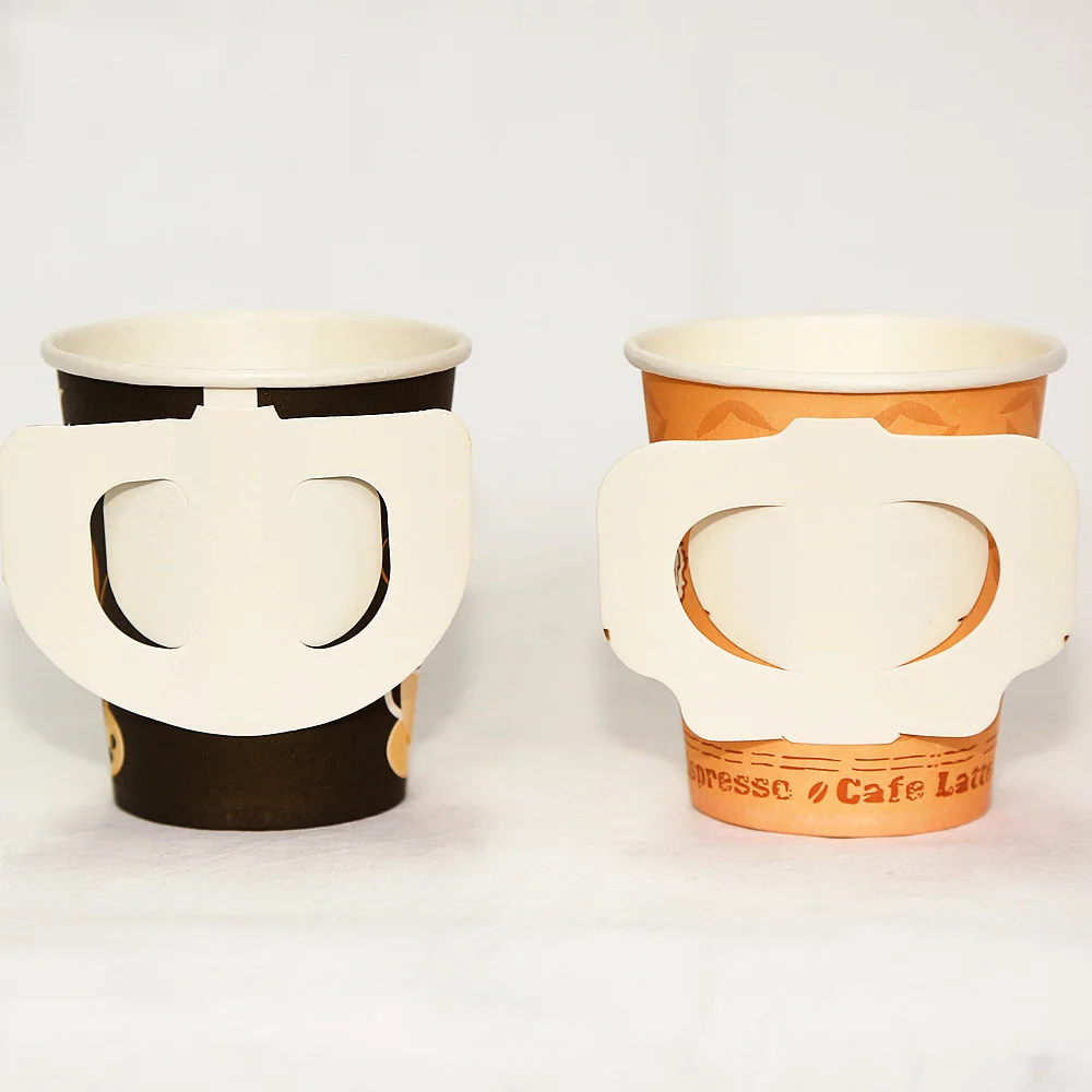 Hot Selling Coffee Tea Hot Drinking Beverage Packing Cardboard Cups With Handle