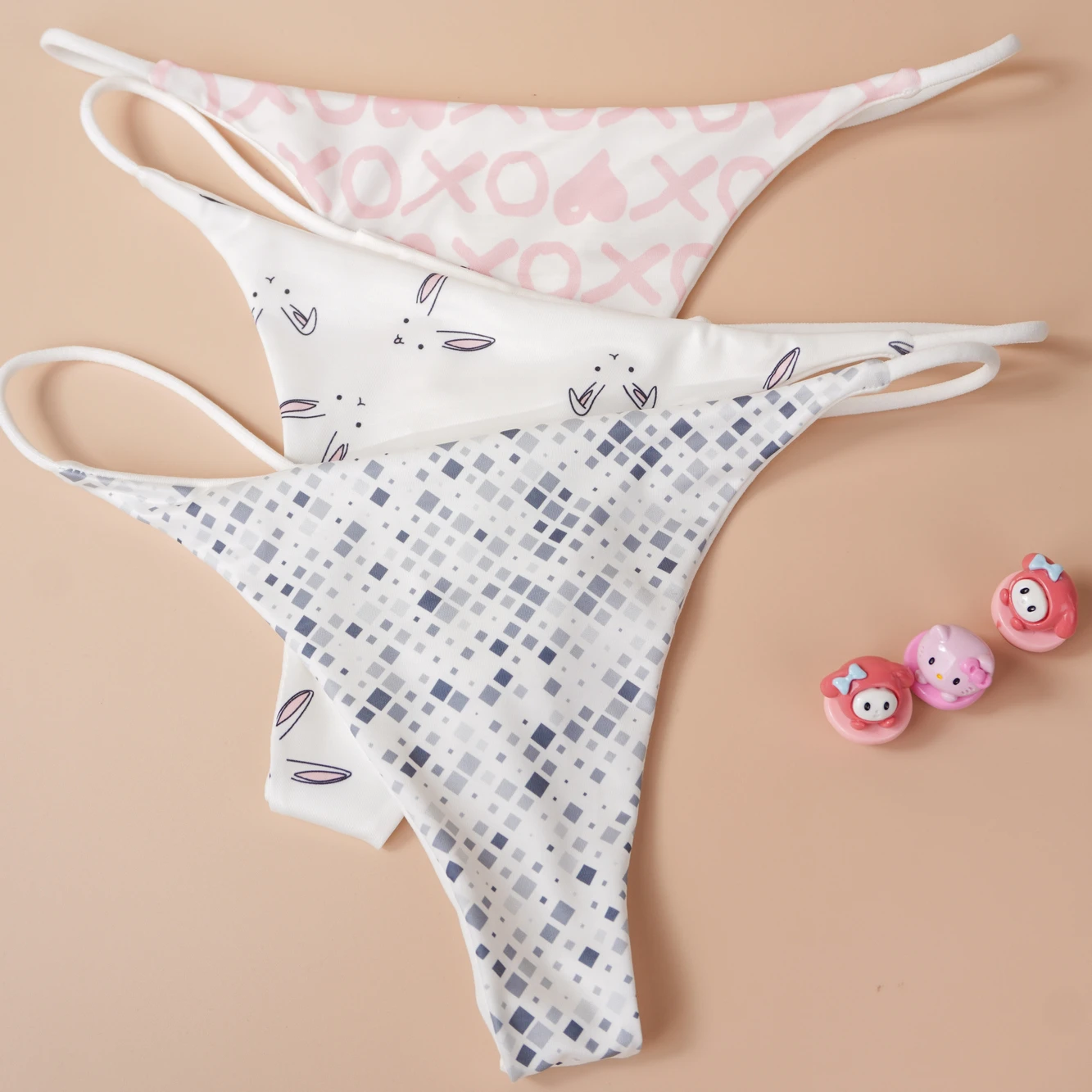 Сексуальные женские XS-3XL со стразами и логотипом на заказ большие размеры Двухслойное хлопковое нижнее белье трусики-стринги