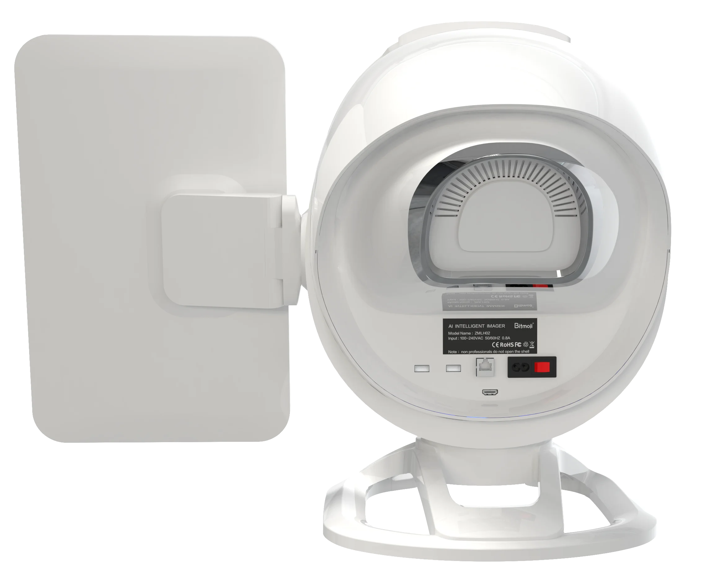 Pro skin stiffness analyzer 3d skin diagnosis face analyzer software flexible operation ai imager convenient use for spa salon