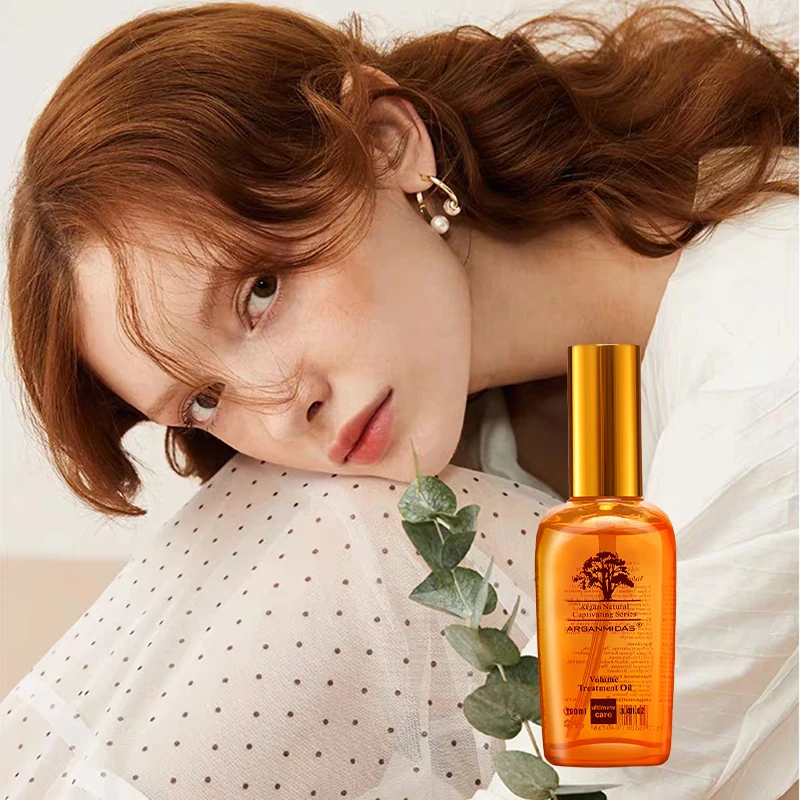 Arganmidas SPA Hair Treatment Argan Oil Protein Repair Brighten Boost Volume Moroccan Argan Hair Oil For Damaged Hair