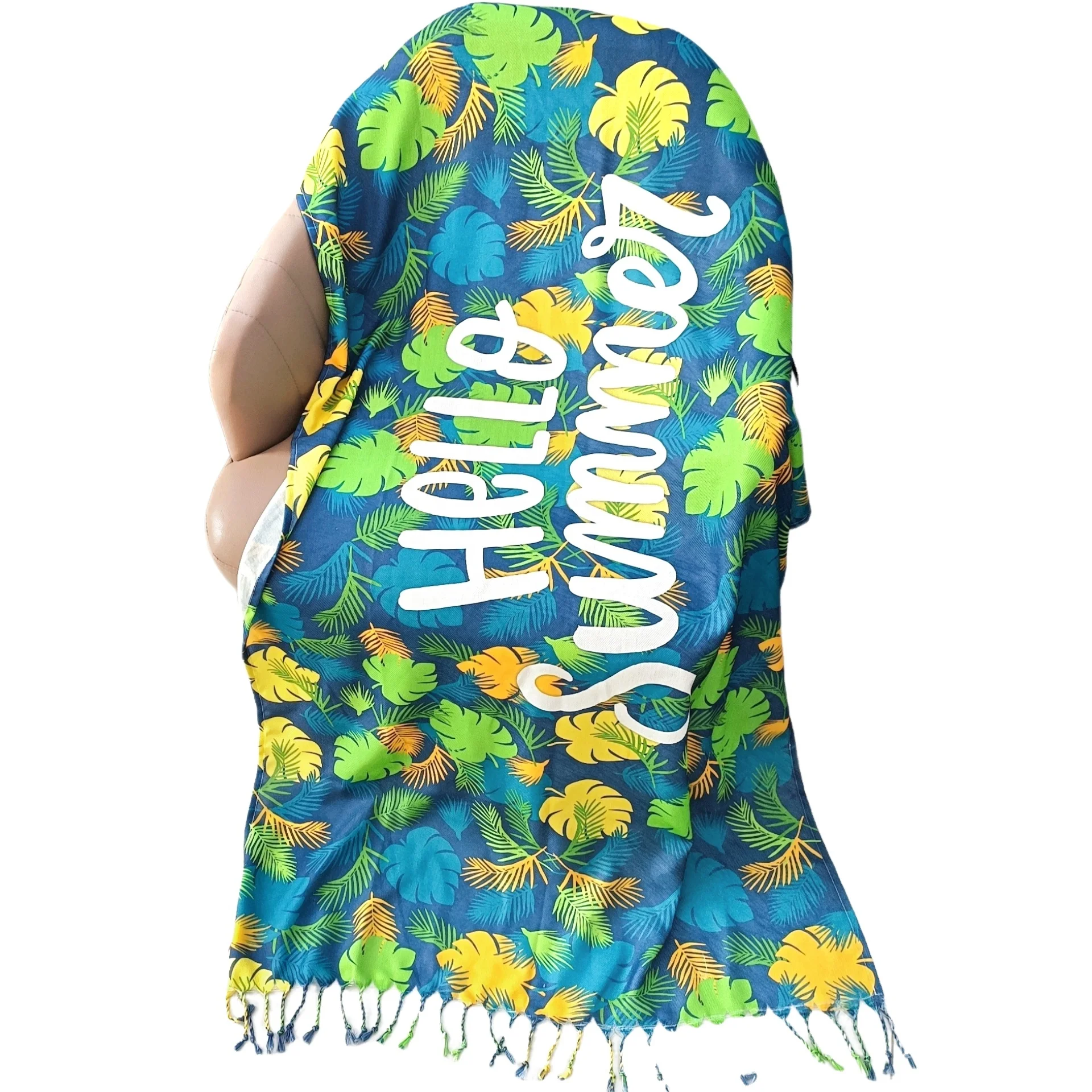Exclusive customized quality guarantee, thickened Turkey beach towel, sweat absorption and sunscreen shawl in summer