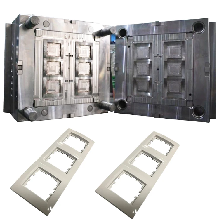 Injection Mould for Three-position Switch and Socket Enclosure Housing Panel Latest Design High Quality Custom Molding supplier