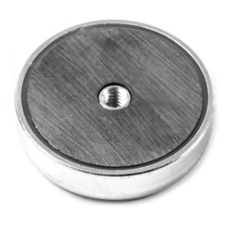 Ferrite pot magnet Through hole D24mm D50mm D63mm D80mm D100mm D126mm Holding magnet