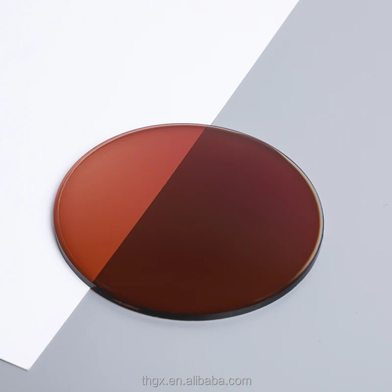 Hot sale Fast change lentes 1.56 photochromic grey optical lenses for eye with factory price