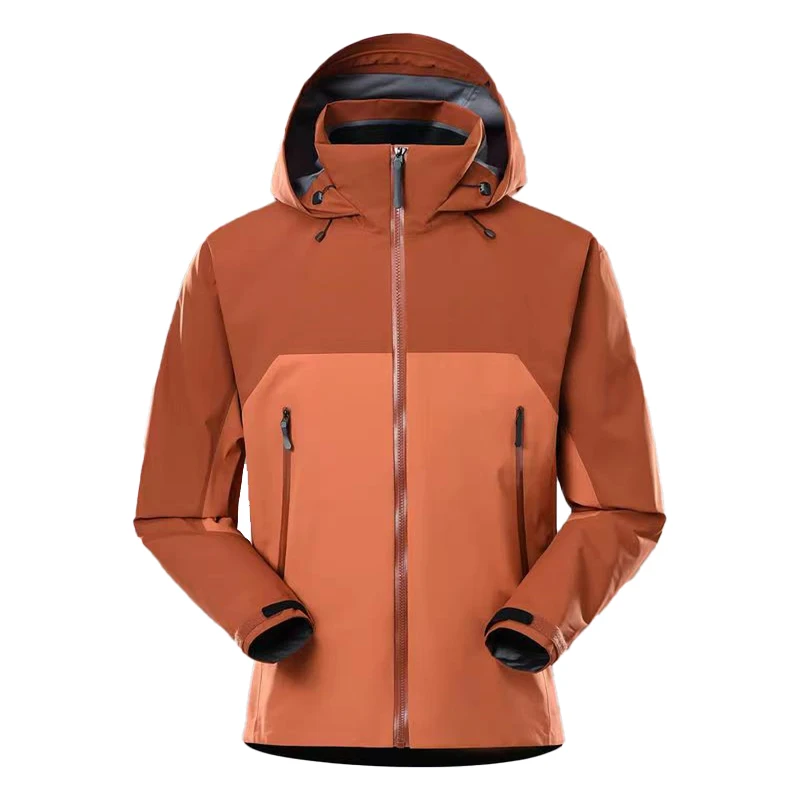 Leisure Style Smart Casual Navy Black Gray Windbreaker Jacket of  Hoodie Water Repellent Jacket for Men