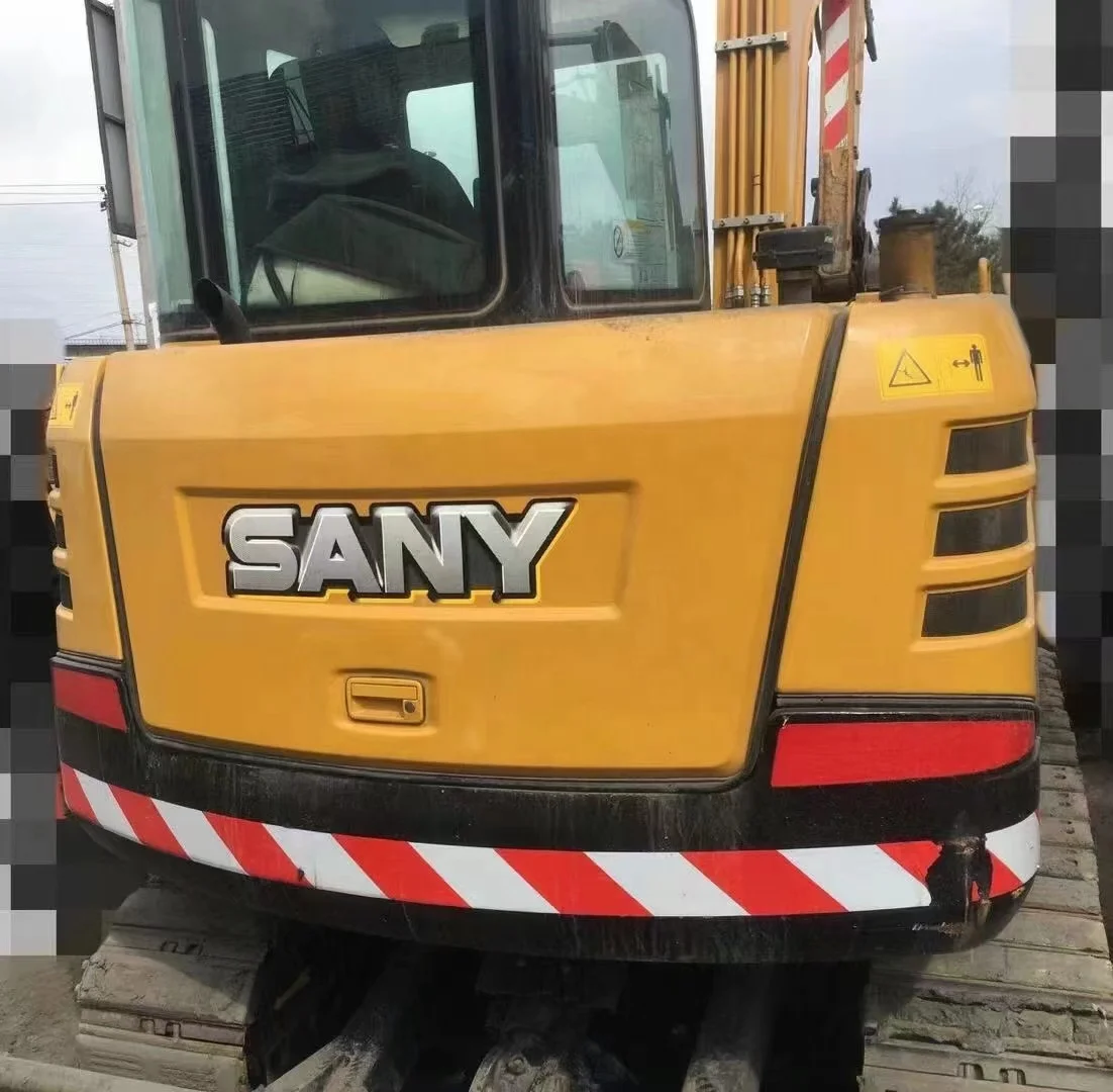 High Quality SANY 60C Crawler Excavator Japan Original Used Low Price in Shanghai Featuring Core Components Engine and Pump