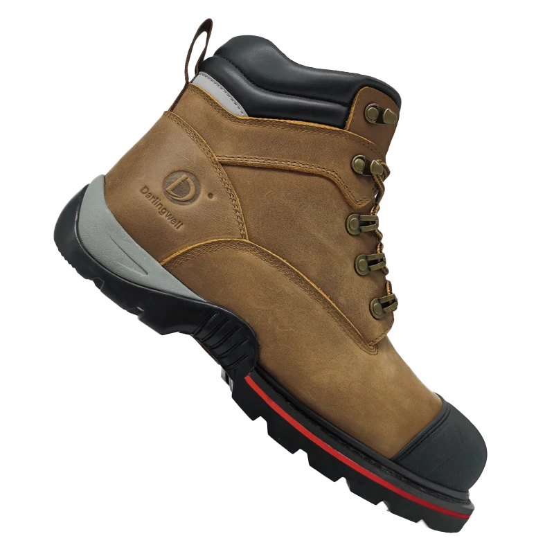 Darlingwell из натуральной кожи по индивидуальному заказу; goodyear welt Рабочая спецобувь Композитный носок легкая горно