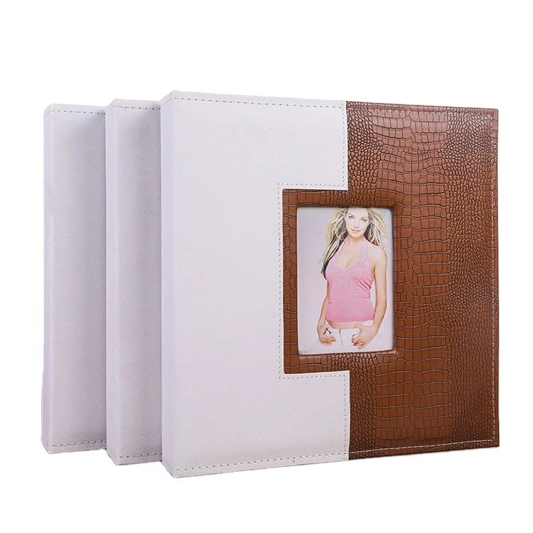 High quality leather home decoration DIY albums book stamp collecting album pullar album