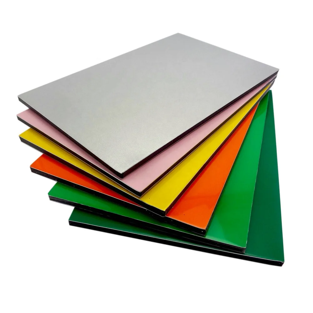 PVDF coating aluminum composite panel  waterproof wall panel 2mm 3mm 4mm 5mm 6mm  unbroken core