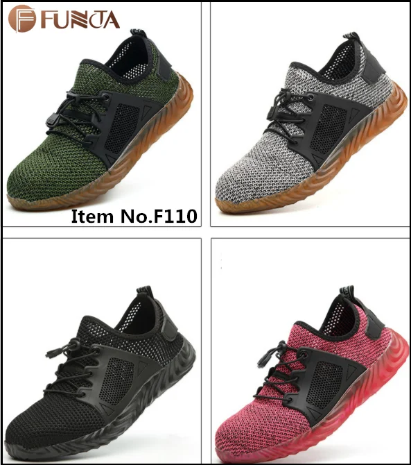 FUNTA Good quality steel toe safety shoes working shoes steel plate anti-slip