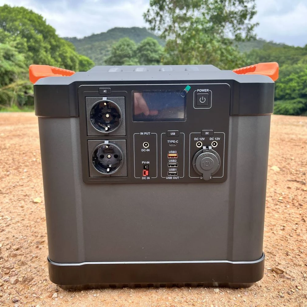 Original Factory Emergency Solar Power Generator Mobile Solar Energy Portable Power Station Lithium Battery 2000W