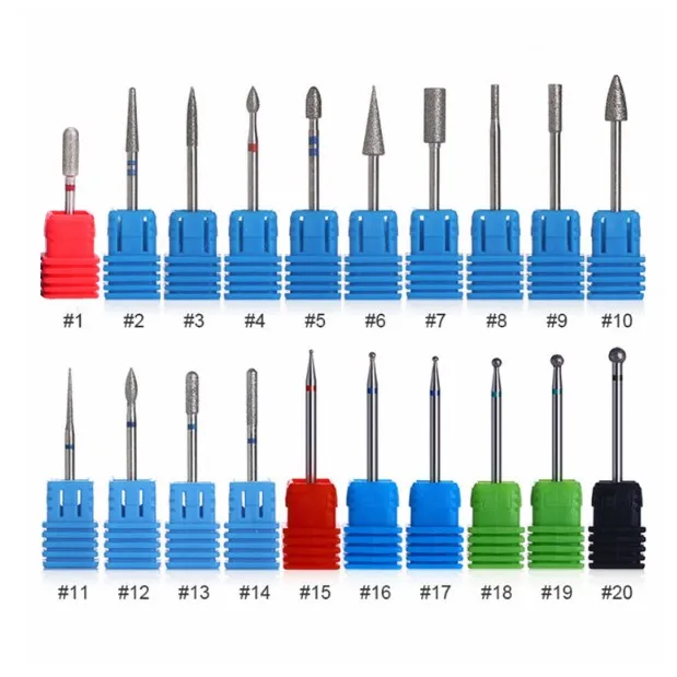 High quality cheap nail drill manicure tool durable diamond nail drill bit for women cuticle clean