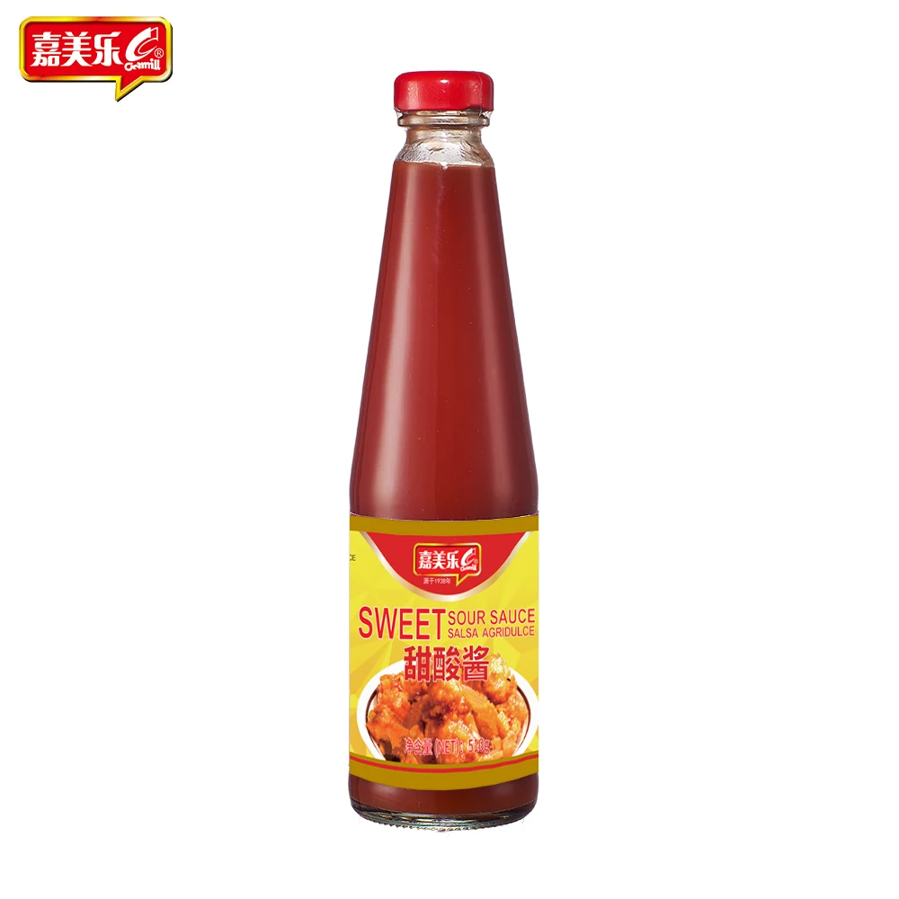 Hot wholesale high quality price delicious 510g sweet sour sauce