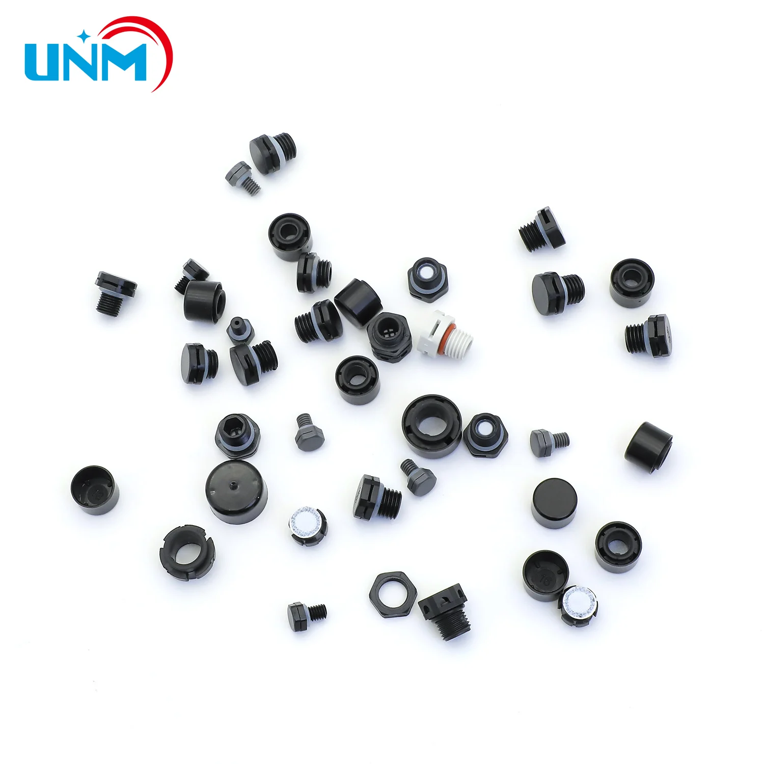 UNM Support Customization M5 Plastic Screw-in Type Air Valves Vent Valve for Outdoor Application