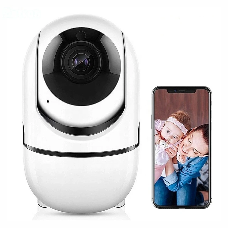 HD 1080P Baby Camera Monitor Sensor Night Vision H264 SD Card Storage Wifi P2P PTZ IP Home Camera with Speaker Two Way Audio