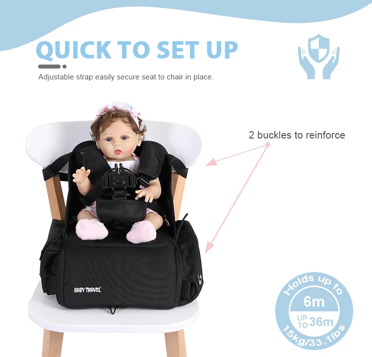 Dining portable toddler lightweight outdoor chair dining suppliers backpack diaper bag booster seat for dining