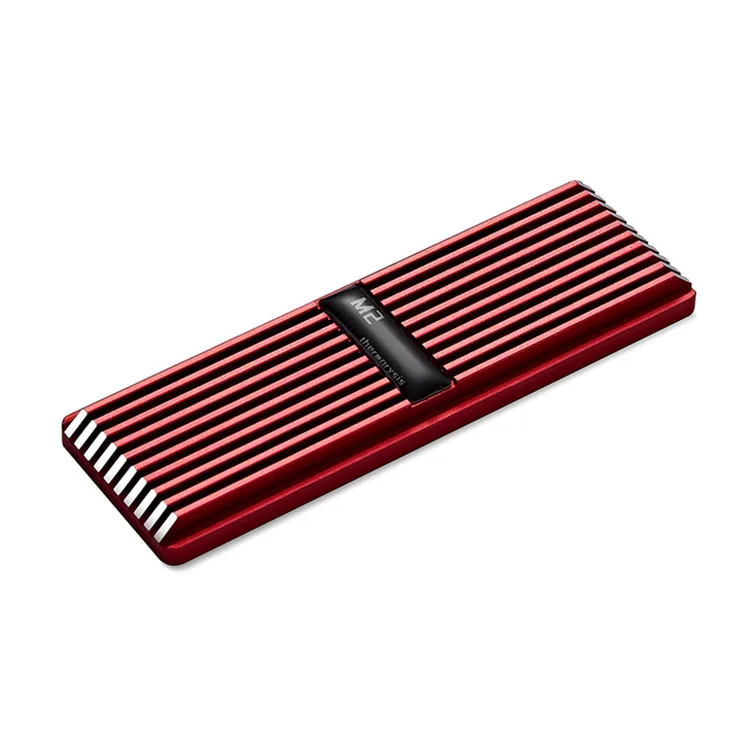 Custom fanless extruded aluminum heatsink 2280 nvme ssd heat sink for gaming computer