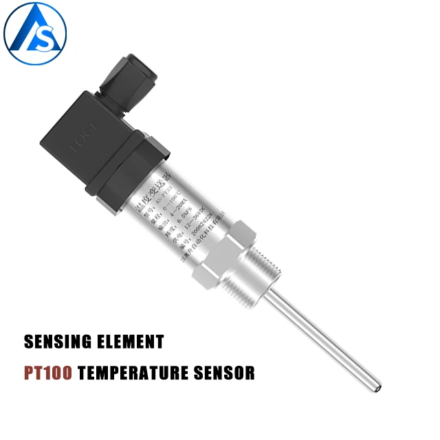 AOSHENG PT100 sensor high -200 to 600 degree temperature transducer with manufacturer price
