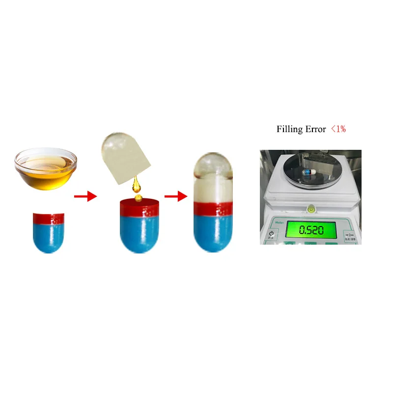 Hard Gel Capsule Oil Filler Machine NJY 100 300 600 Sealing Liquid Capsule Filling Machine Production Line