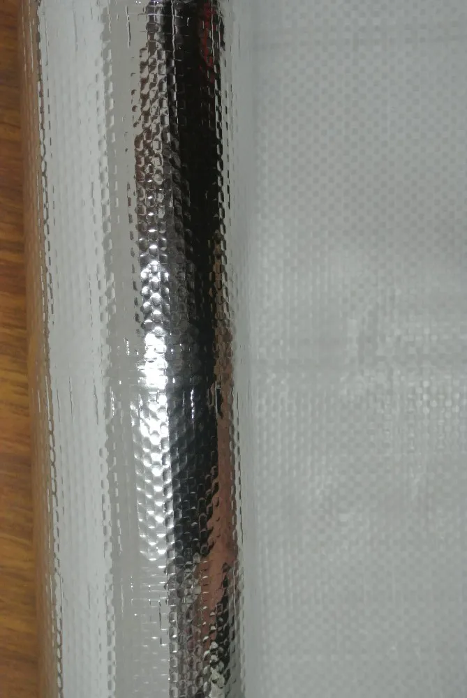 Woven fabric aluminum foil lining insulation radiation reflection barrier moisture-proof fabric