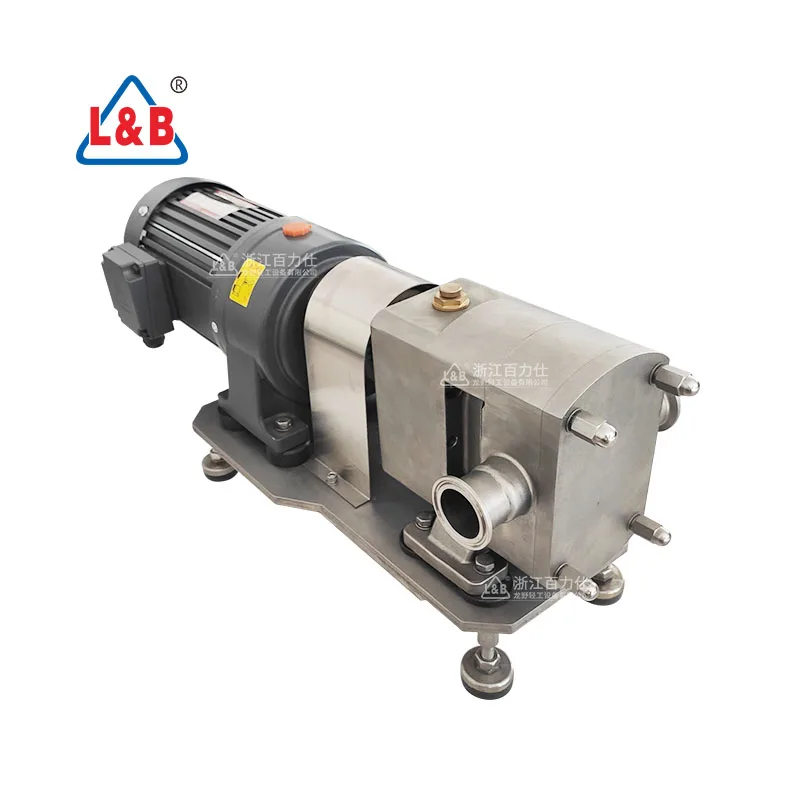 High Viscosity Rotary Lobe Pump SS304 SS316L Corrosion Resistance Automatic Chemical Liquid Transfer Pump