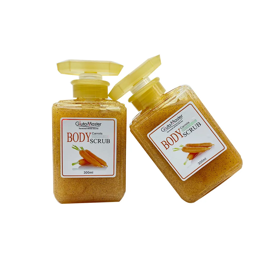 Гель для душа Gluta Master скраб тела с морковкой 300