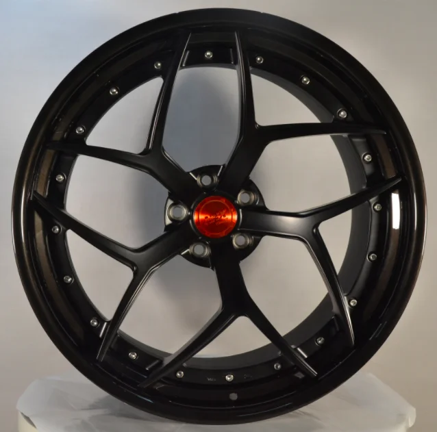 Professional Custom Forged Wheels High Polished Shine Lip 18 19 20 21 22 23 24 Inch 2 Pieces Car Rims