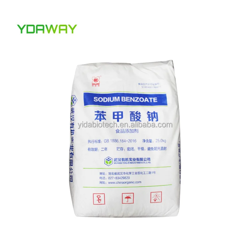 Chemical Formula Benzoic acid Sodium Benzoate Raw Material Food Grade