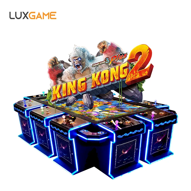 Most Popular 10 Players Dragon Treasure Fish Game Table Price Ocean King 3 Plus Kingkong 2