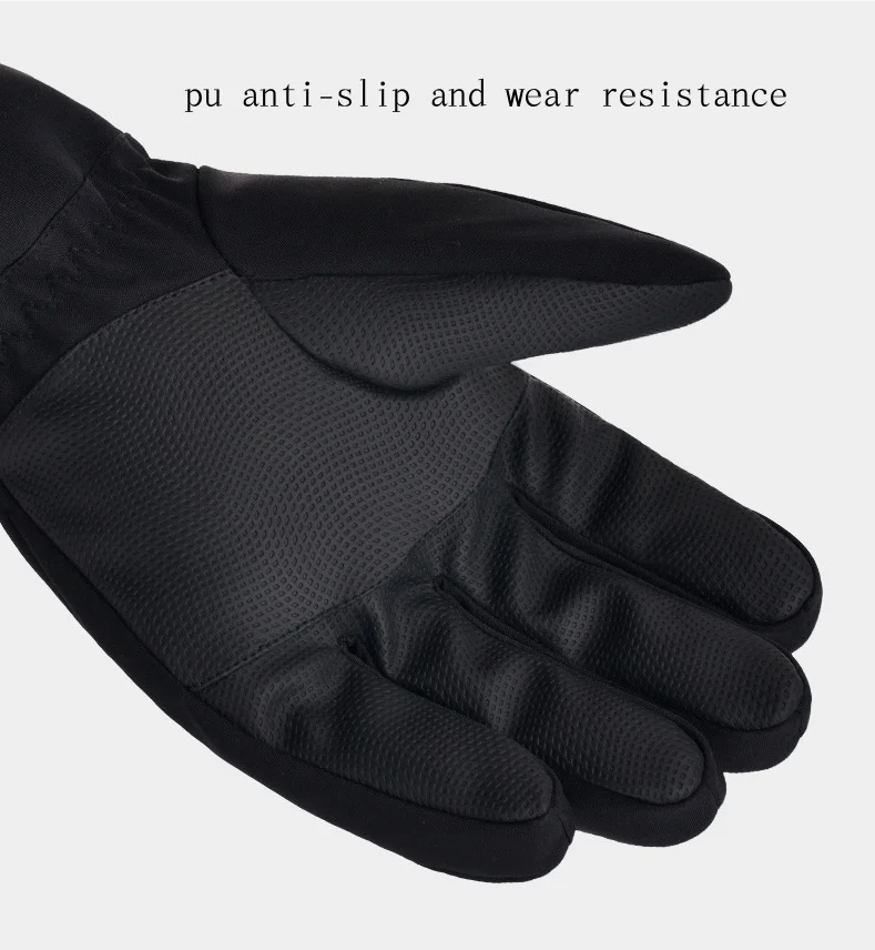 Wholesale Fall and Winter Windproof Touch Screen Outdoor Cycling Riding Gloves 3M New Cotton Warm Ski Gloves