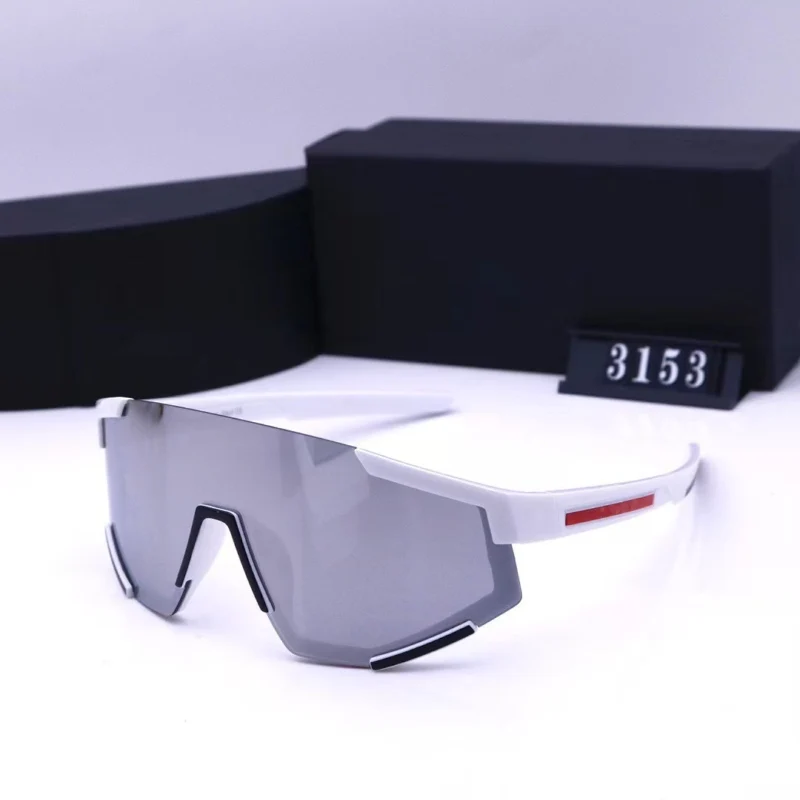 New Fashion Half Frame Sport Sunglasses Band Shield Special Half Rim Rider Driving Sun Glasses With Logo