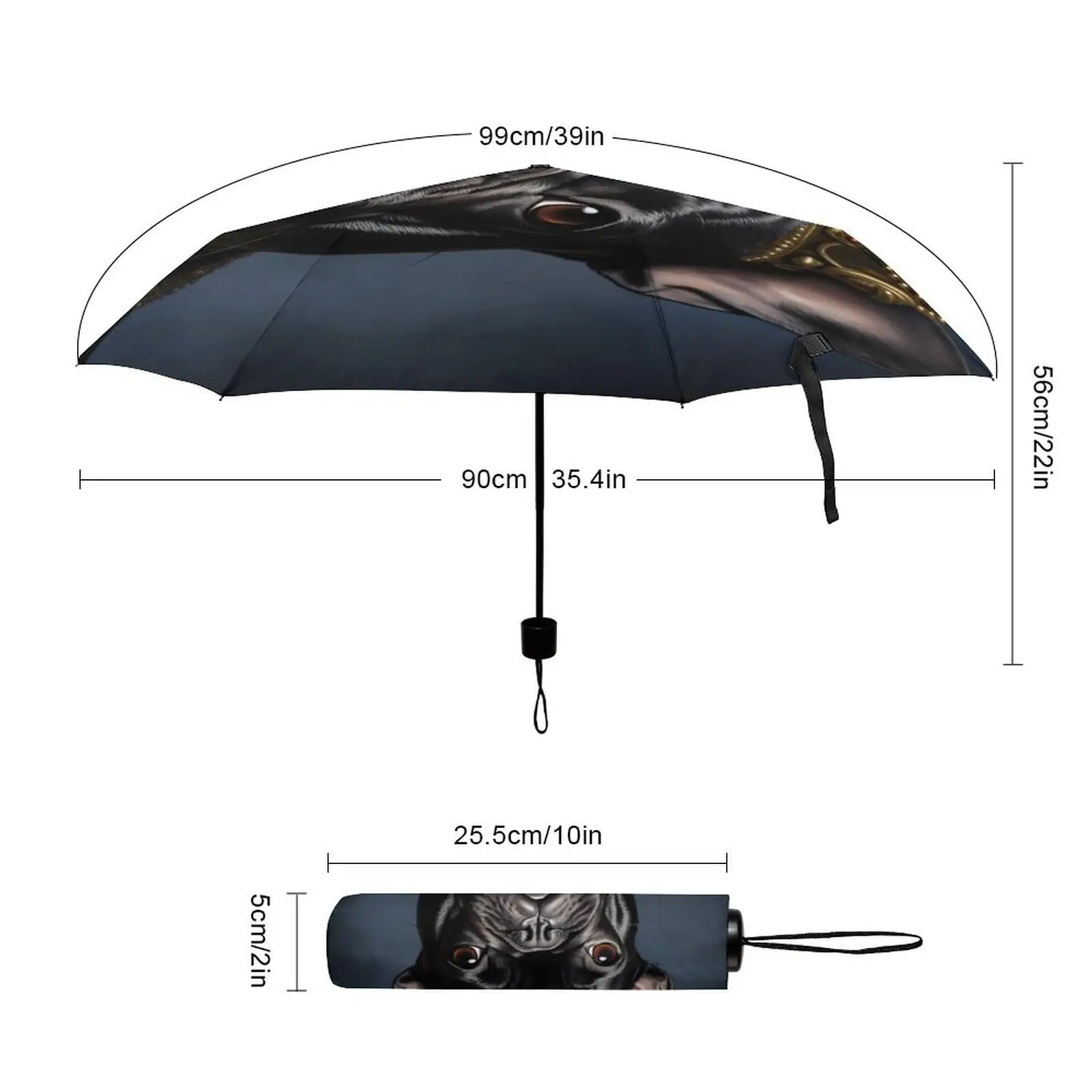 Hot selling uk rainy brand cheap custom photo print umbrella custom printed graphic umbrella with clouds