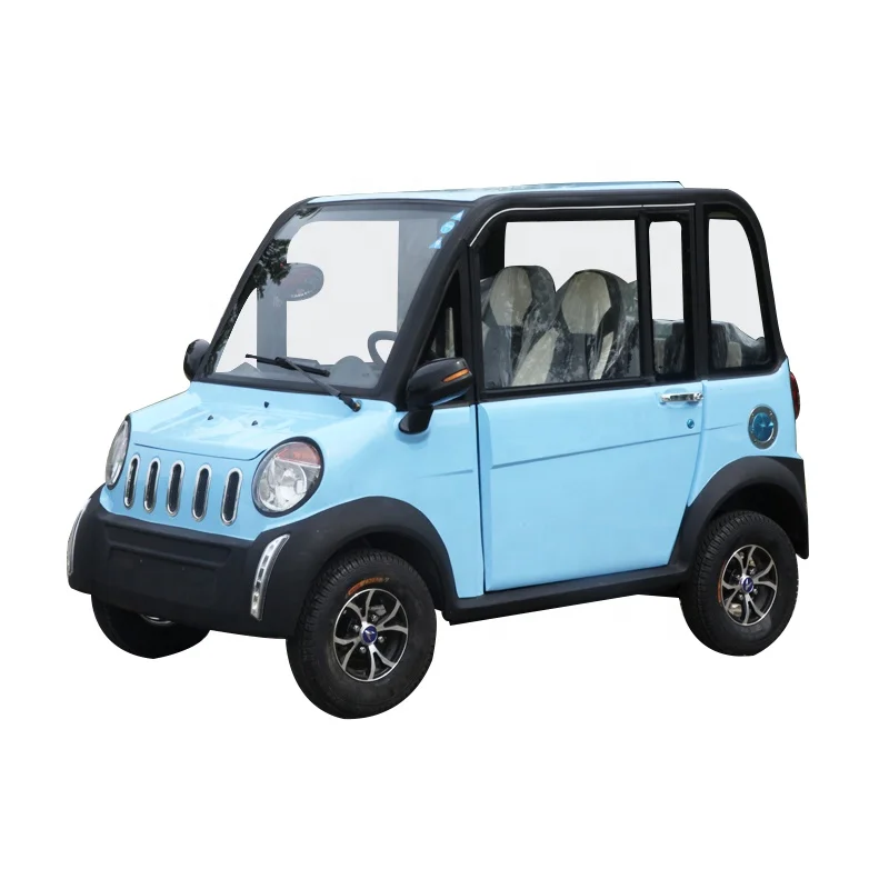 2021 hot sale fully enclosed 4 wheel 4 seats electric mini car electric vehicle for adult made in China