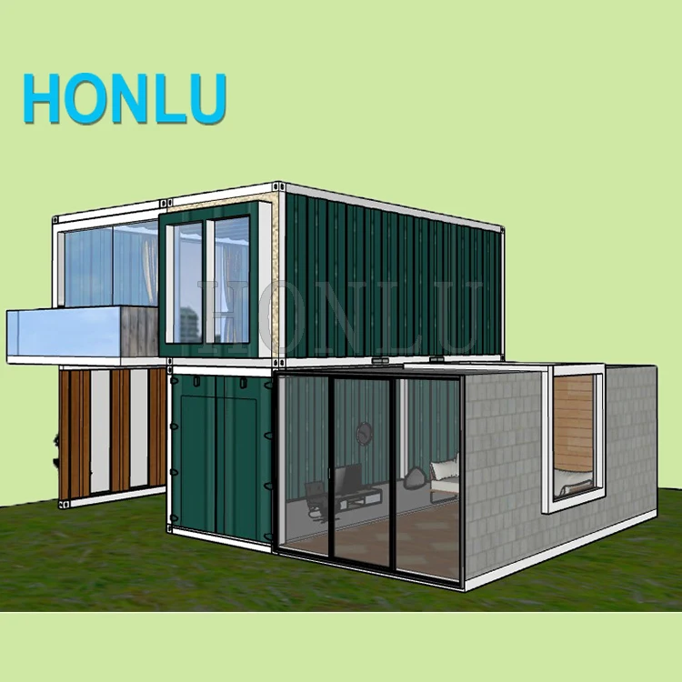 New Design Prefab House Luxury Modern Expandable Prefabricated Container House Cottage Casa
