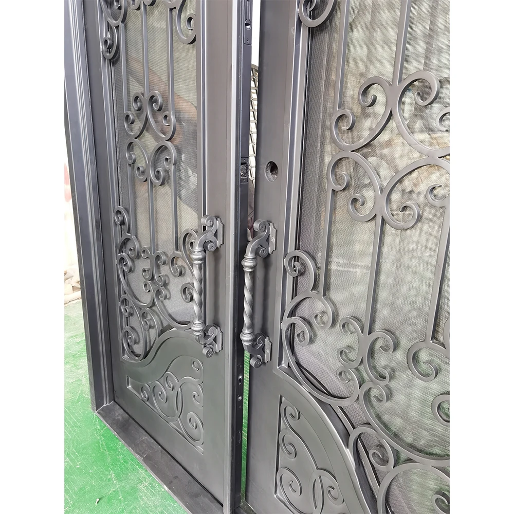 wrought iron gate forged door with the best heat preservation effect
