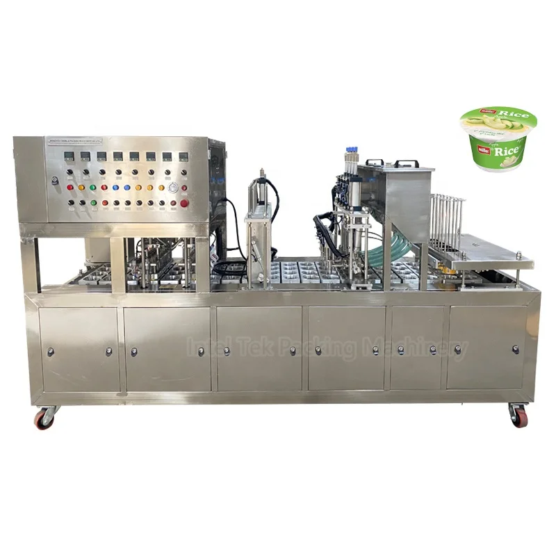 Automatic Plastic Box Self-Heating Rice Filling and Sealing Machine