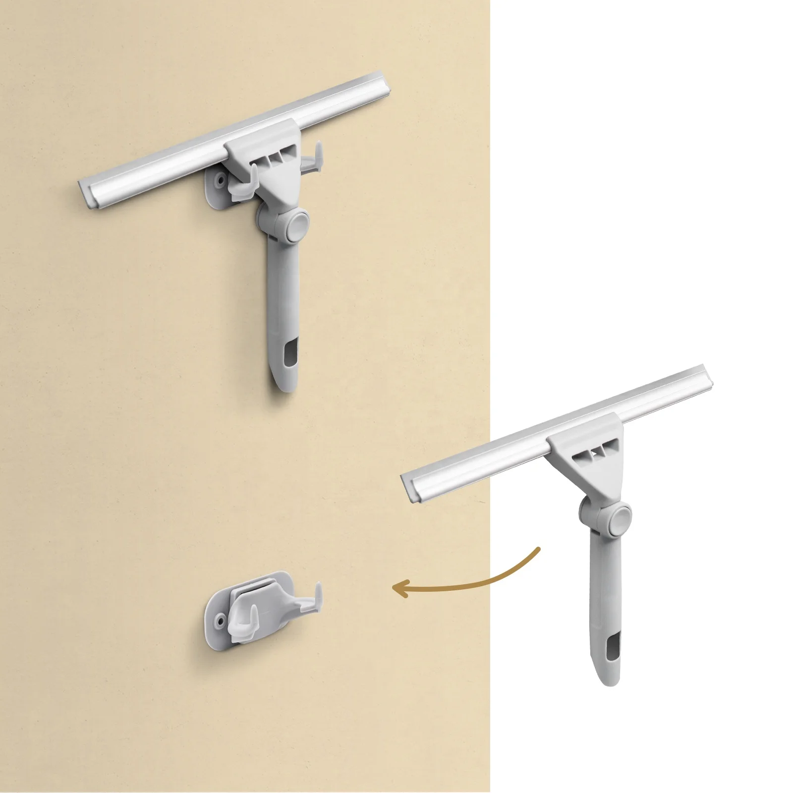 Amazon household cleaning tool ideas bathroom wiper with holder 12 inch rubber shower glass squeegee with hook