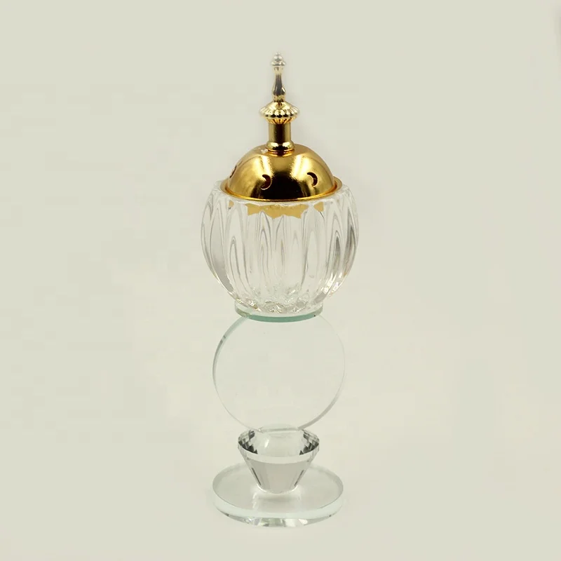 New hot sales backflow arabic creative crystal incense burner