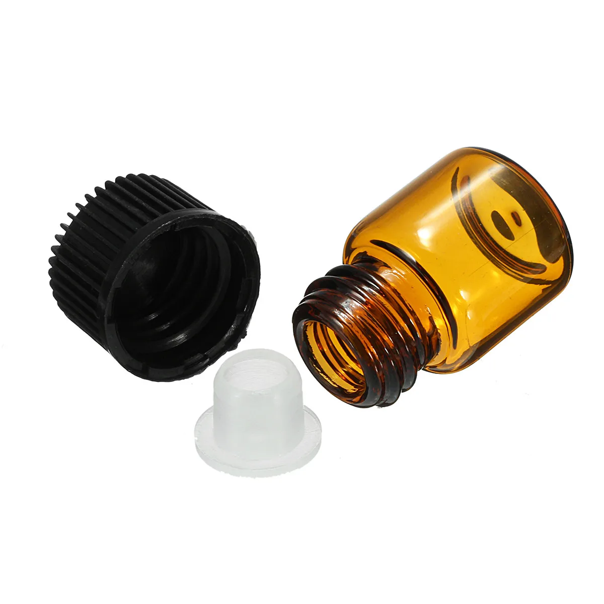 Free Shipping screw cap perfume mini 1ml glass bottles