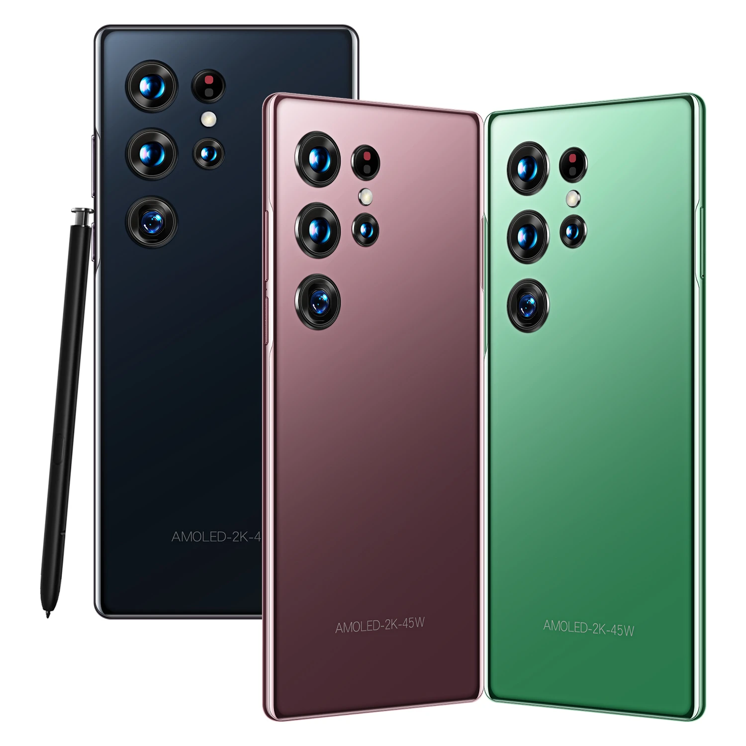 High Quality Smart Phone S22+Ultra Original 16gb+1Tb  Double Sim 7300mAh Android Card 48MP+100MP Cell Gaming Phone smart phone