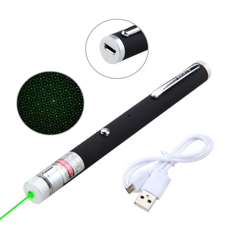 
USB 20mW 40mW 100mW Red Blue Violet Green Laser Pointer Pen 