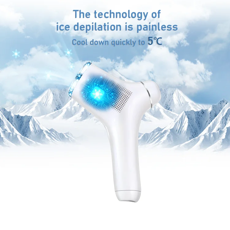 Portable Body Ice cooling Painless Permanent IPL Lazer Hair Removal For Women Men Laser Removal Device Diode Ipl Machine