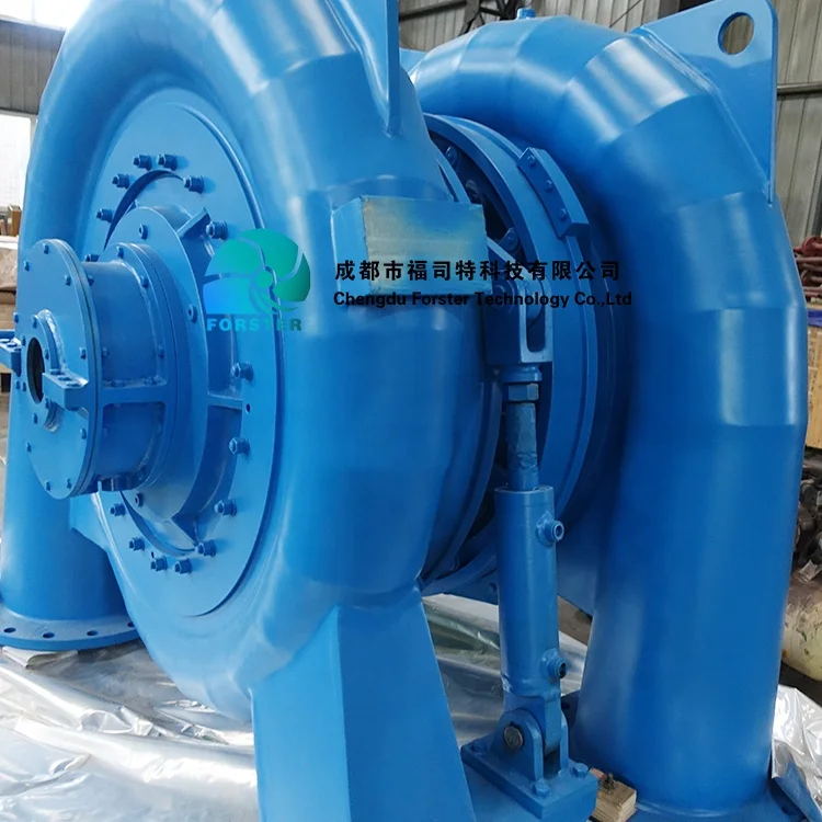 Полная конфигурация автоматизации 50kw-200kw Francis турбина для