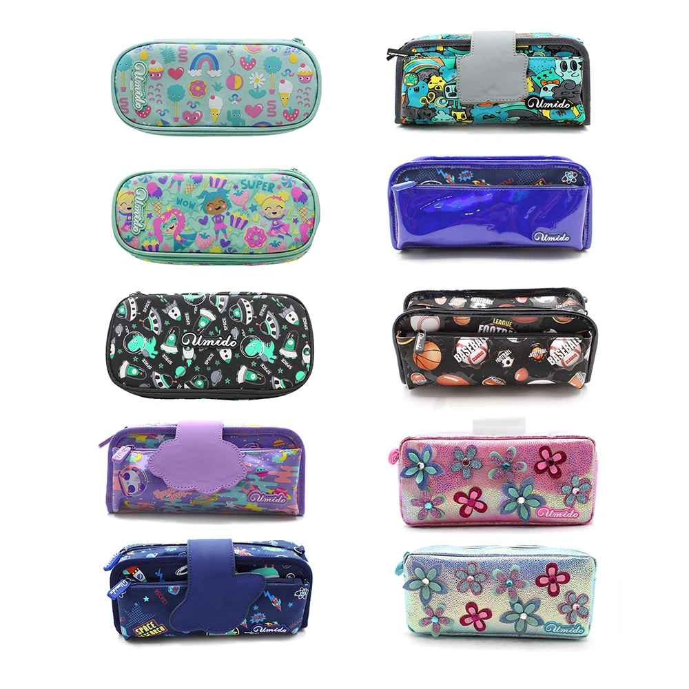 Pink Pencil Pouch Case High Quality School Multilayer Pencil Multifunctional Stationery Box Pencil Case Bags