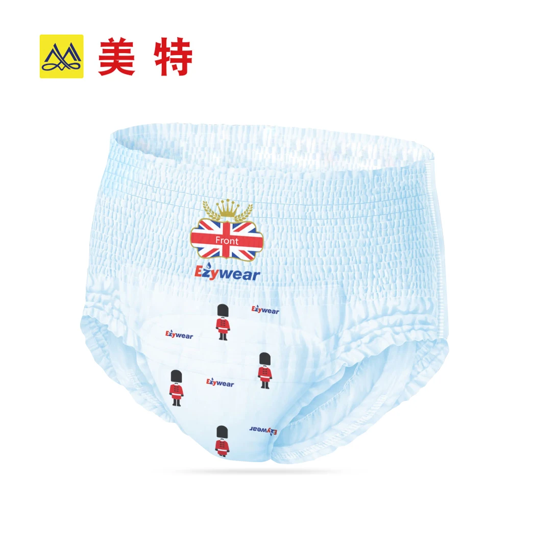 Китайский заводской продукт, мягкие хлопковые подгузники для взрослых с полиэтиленовой пленкой, взрослые брюки для недержания, хорошее поглощение